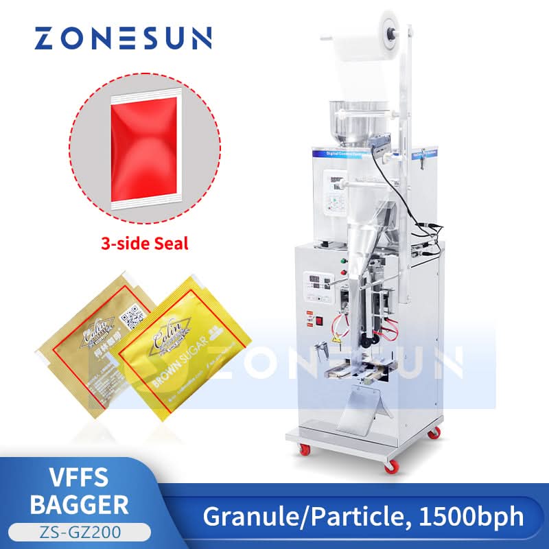 ZONESUN ZS-GZ200 Automatic Granule Filling Sealing Machine with Date P