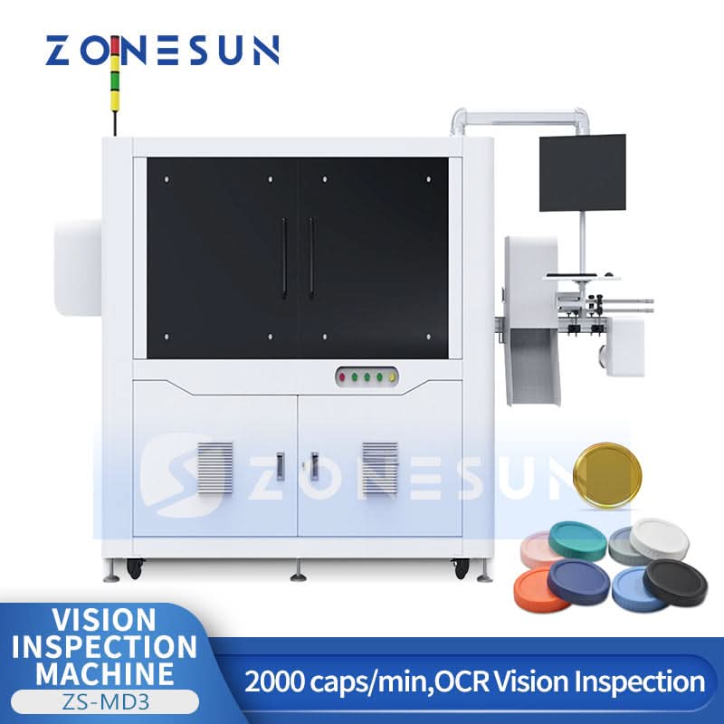 ZONESUN ZS-MD3 2000 CPM Ultra High-Speed OCR Vision Inspection System ...