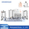 ZONESUN ZS-FAL180W Automatic Perfume Purification Pretreatment Production Line System