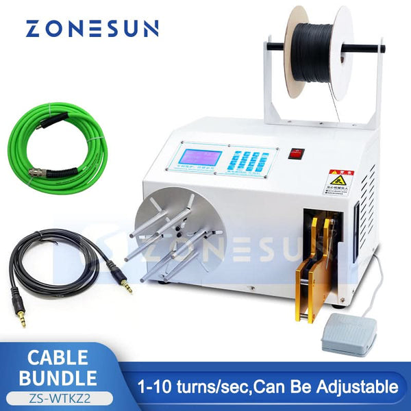Zonesun ZS-WTKZ2 Automatic Cable Coiling Machine Wire Binding Machine