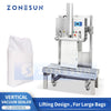 ZONESUN ZS-DZ600OL Vertical Nozzle Vacuum Sealer with Gas Flush for Large Bags