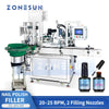 ZONESUN ZS-AFC49 Automatic Nail Polish Filling and Capping Machine Monblock Packaging Machine