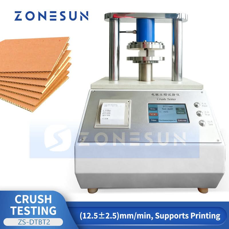 Zs Testing ZONESUN ZS-DTBT2 Box Compression Tester for Packaging Strength Testing