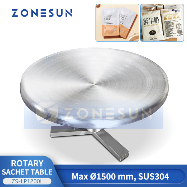 ZONESUN Rotary turntable accumulation table