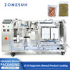 ZS-AFS210V premade pouch packaging machine, 15–25 bags per minute