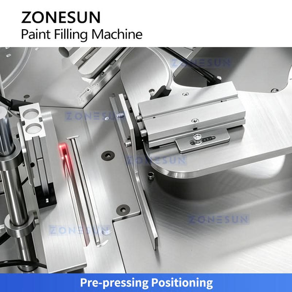 ZONESUN ZS-YL11 Automatic Rotary Paint Filling and Capping Machine | 6-Head Micro-Liquid Filler