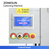 ZONESUN ZS-CPL2 Pick and Place Case Packer Automatic Case Packing Machine for Jars Cans
