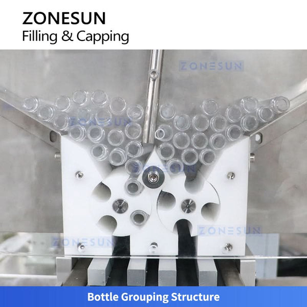 ZONESUN ZS-AFC17R Automatic Magnetic Pump Roll-on Deodorant Filling Capping Machine 2 Heads