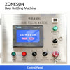 ZONESUN ZS-CFC5 Semi Automatic Beer Filling and Capping Machine for Craft Breweries