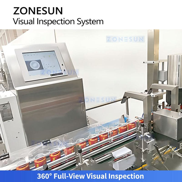 ZONESUN ZS-MD120 Automated Visual Inspection System for Aluminum Cans and PET Bottles