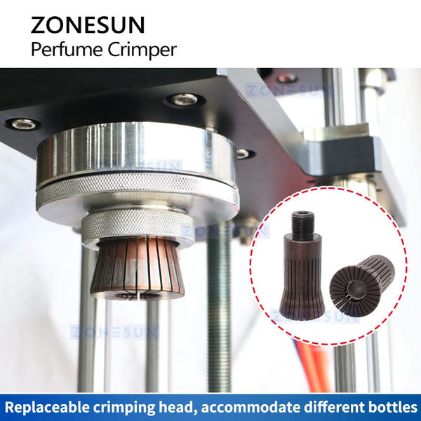 ZONESUN ZS-YG08Z Pneumatic Perfume Crimping Machine  Perfume Capping Machine