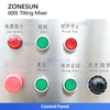 ZONESUN ZS-BM600L Stainless Steel Horizontal Tilting Mixer Industrial Food Grade Dough Powder Mixing Machine