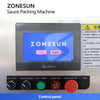 ZONESUN ZS-RPFS120X Automatic Salad Dressing Filling and Sealing Machine Sauce Mayonnaise Filler Sealer