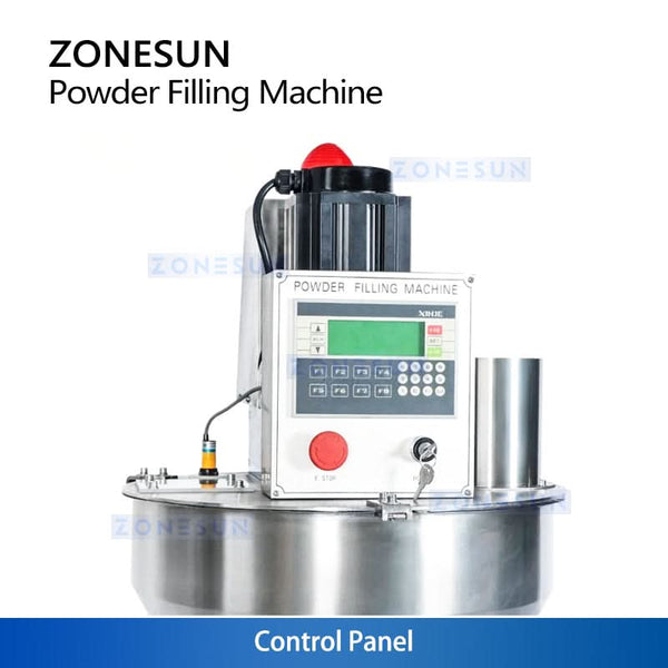 ZONESUN ZS-FM2000 Auger Talcum Glass Vial Vertical Spice Plastic China Bottle Sachet Powder Filling Machinery Grain Automatic