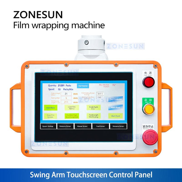 ZONESUN ZS-MSFM730 Automatic Cellophane Overwrapping Machine for Perfume Cosmetic Medicine Box
