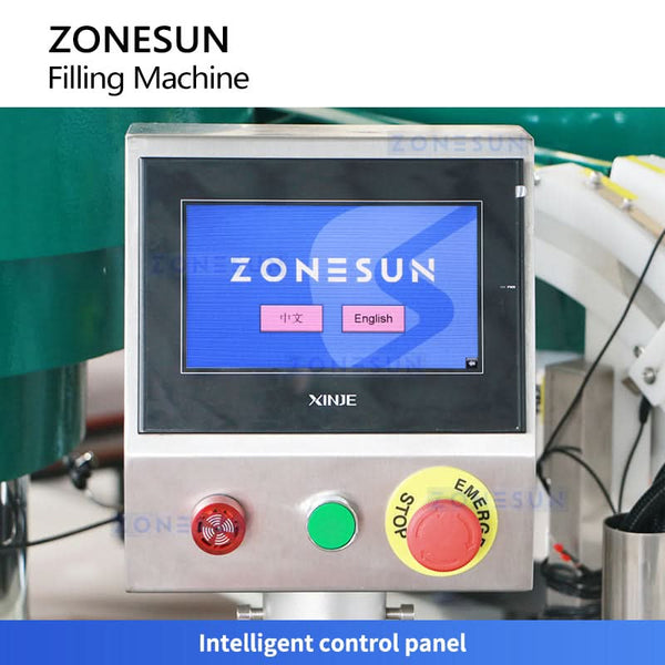 ZONESUN ZS-AFC13A Peristaltic Pump Eye Drops Small Bottle Liquid Filling Capping Machine