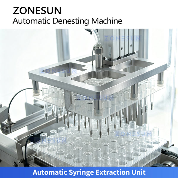 ZONESUN ZS-DM1 Automatic Prefilled Syringe De-nesting Machine for Tub Nest