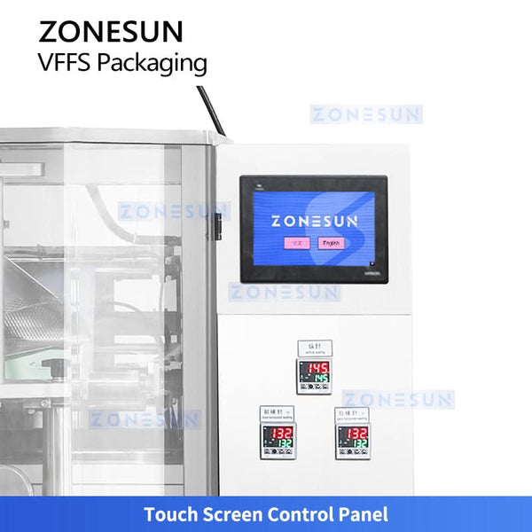 ZONESUN ZS-FS06 Automatic Screw Powder Filling and Sealing Machine with Dust Collector and Automatic Powder Feeder