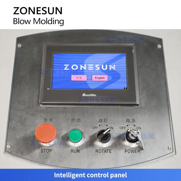 ZONESUN ZS-SBM2A UV Heating Bottle Blow Molding Machine Bottle Making Machine