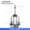 Zonesun ZS-MYZ1 High-Speed Pneumatic Soap Stamping Machine for Custom Bar Molding