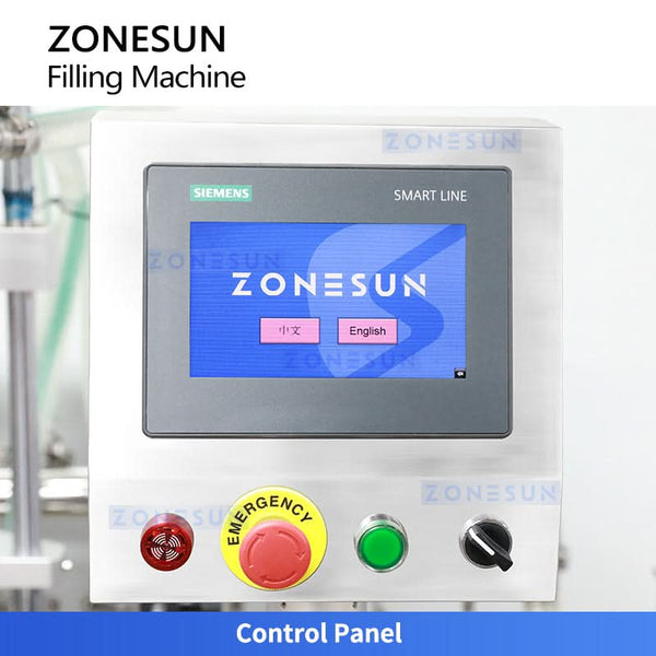 ZONESUN ZS-VTZL100 Automatic 6 Nozzles Centrifugal Pump Liquid Filling Machine