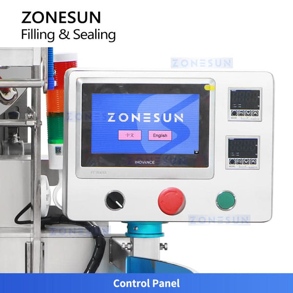 ZONESUN ZS-FS220U Automatic VFFS Sachet Liquid and Paste Filling Sealing Machine