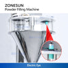 ZONESUN ZS-FM2A Automatic Powder Filling Machine with Feeder