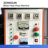 ZONESUN ZS-HFQ1 Industrial Rotary Blister Packing Machine Blister-to-Card Heat Sealer