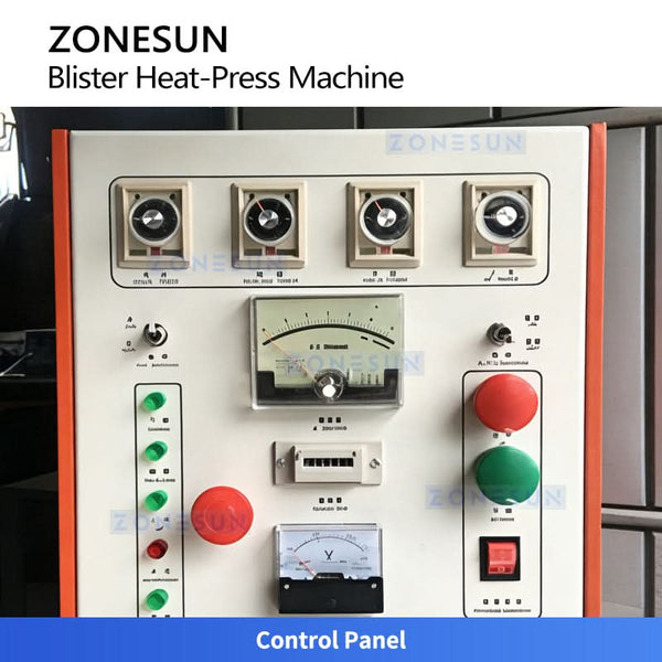 ZONESUN ZS-HFQ1 Industrial Rotary Blister Packing Machine Blister-to-Card Heat Sealer