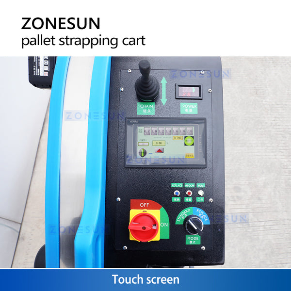 ZONESUN ZS-PSC1 Automatic Pallet Strapping Cart for PP/PET