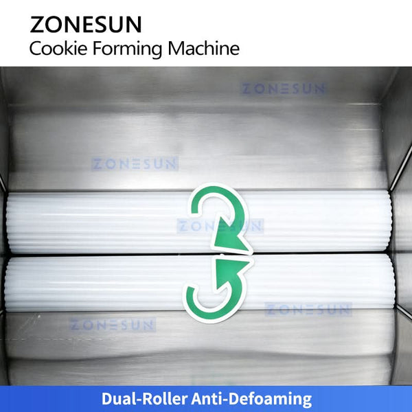 ZONESUN ZS-EH400 Commercial Automatic Cookie Depositor with Interchangeable Nozzles Wire Cut Machine