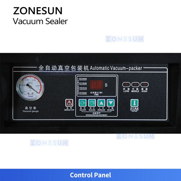 ZONESUN ZS-DZ600A Double Chamber Vacuum Sealing Machine Food Vacuum Packer