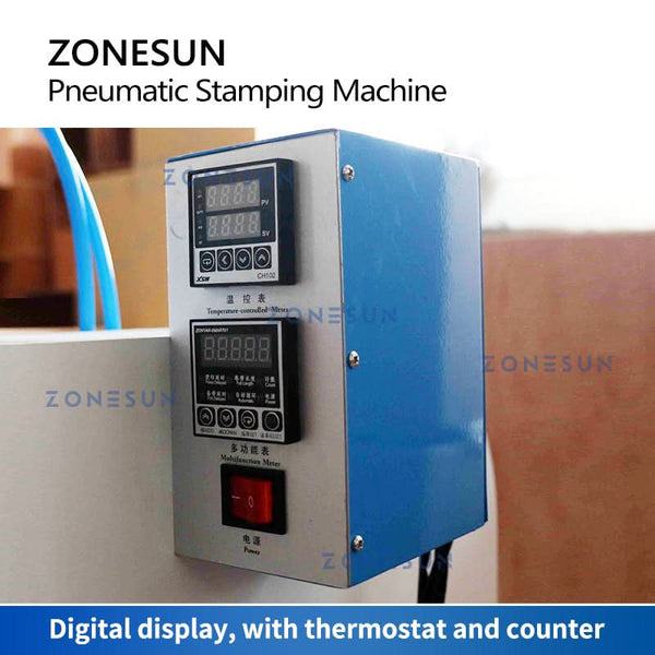 ZONESUN ZS-819C4 Leather Paper Pneumatic Stamping Machine