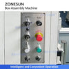 ZONESUN ZS-DHP450 Semi-Automatic Rigid Box Forming & Gluing Machine