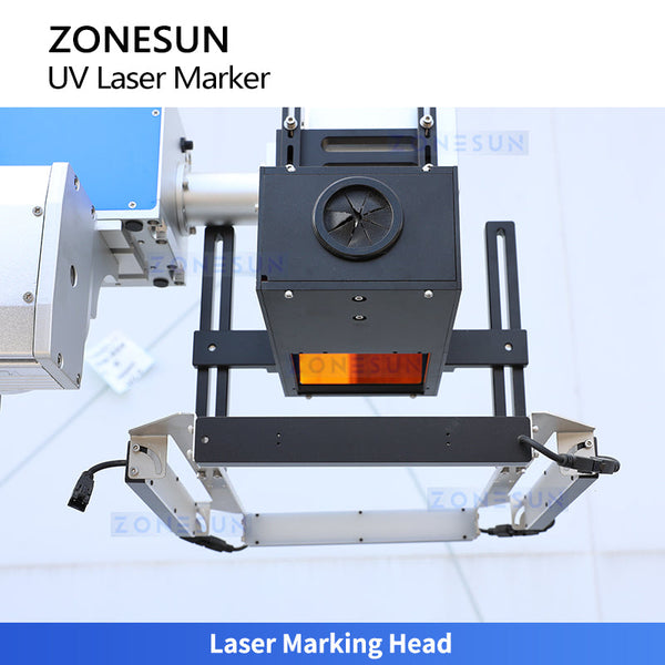 ZONESUN ZS-UVC2 UV Visual Laser Engraving Machine Automatic Target Alignment for Medical Cosmetic Packaging