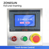 ZONESUN ZS-RG001 Benchtop Automatic Aluminum Foil Liner Inserting Machine for Bottle Cap Lining