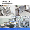 ZONESUN ZS-DPP180P Automatic PVC Blister Packaging Machine 4800/H PVC/Aluminum Alu-Alu
