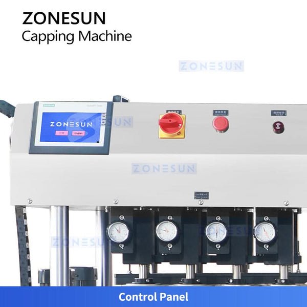 ZONESUN ZS-XG440B High-Speed Linear Capping Machine Automatic Bottle Capper