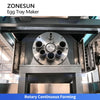 ZONESUN ZS-PT1000 Automatic Rotary Paper Pulp Molding Machine Egg Fruit Tray Making Equipment