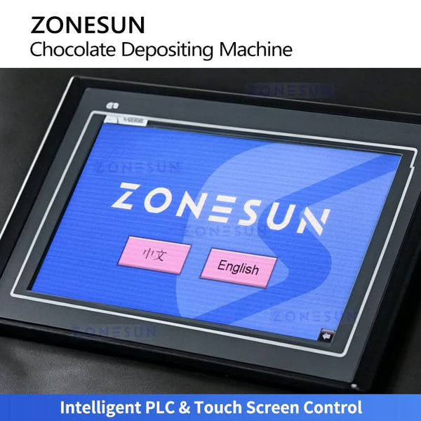 ZONESUN ZS-DJ400 Automatic Chocolate Depositing Machine Professional Confectionery