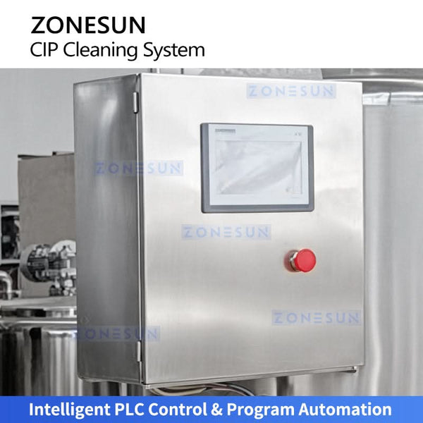 ZONESUN ZS-CIP500 Automatic CIP Cleaning System Rinse  Alkali Acid Final Rinse for Dairy Beverage