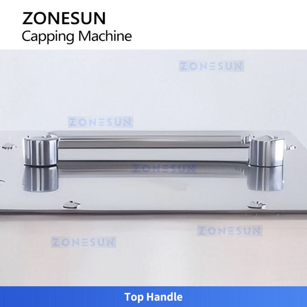 ZONESUN ZS-XG11 Nail Polish Bottle Capping Machine Semi Automatic Cosmetic Capper