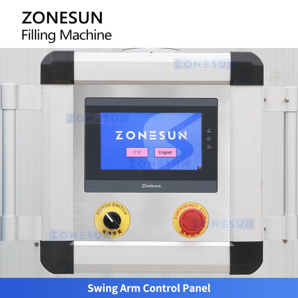 ZONESUN ZS-VTGF4 Automatic 4-Head Servo Gear Pump Tracking Filling Machine Shampoo Craam Filler