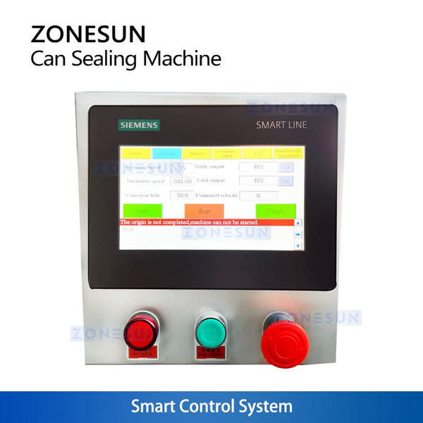 ZONESUN ZS-AFK500 Industrial In-line Vacuum & Nitrogen Flushing Capping System for Aluminum Caps