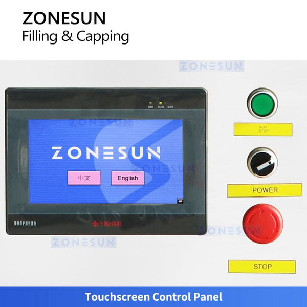 ZONESUN ZS-AFC47 Tabletop 1–15ml Peristaltic Pump Nail Polish Essential Oils Filling Capping Machine