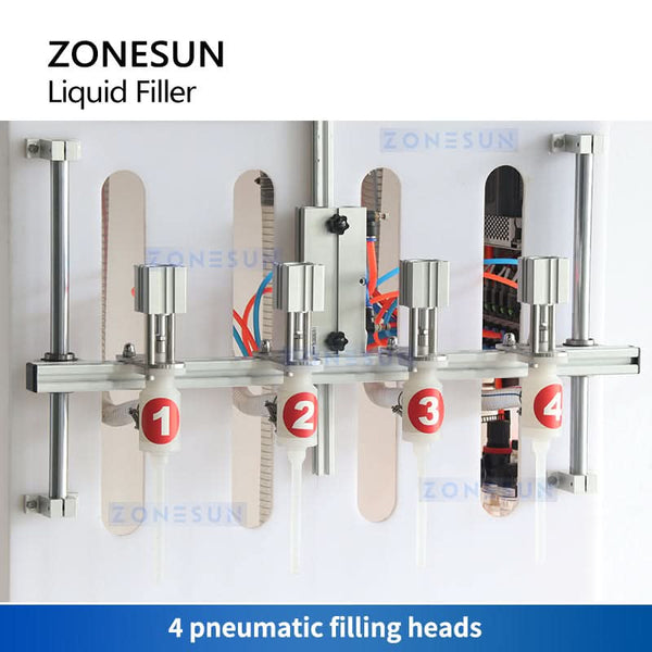ZONESUN ZS-YTCR4 Semi-automatic Corrosive Liquid Filling Machine（SPECIAL OFFER）