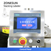 ZONESUN ZS-TB60S Stacked Dual-Side Labeling Machine for Multi-Pack Wet Wipes Bundle Pack Labeler