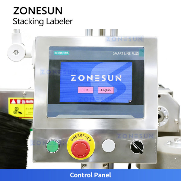 ZONESUN ZS-TB60S Stacked Dual-Side Labeling Machine for Multi-Pack Wet Wipes Bundle Pack Labeler
