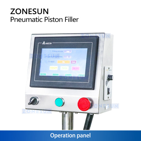 ZONESUN ZS-YT6T-6Y Automatic Pneumatic Piston Viscous Liquid Filling Machine 6 Heads Tomato Sauce Juice Filler