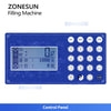 ZONESUN ZS-DTFP2 Dual-Head Gear Pump Thick Liquid Filling Machine for Sauce Cream Honey
